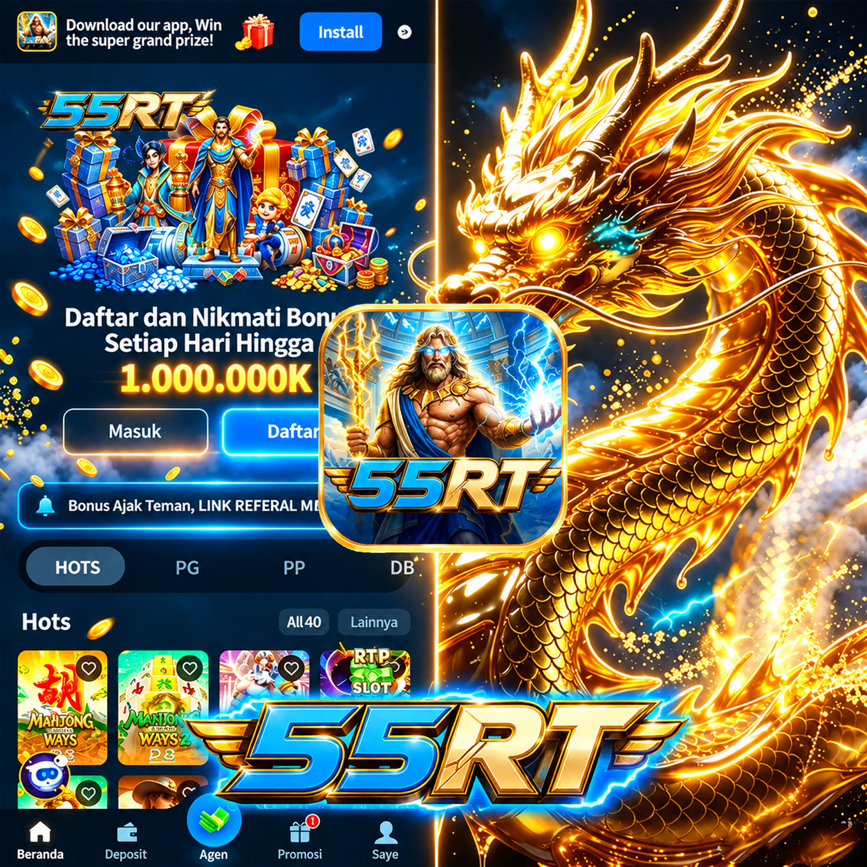 55RT - 55rt Login Download Mudah ๐