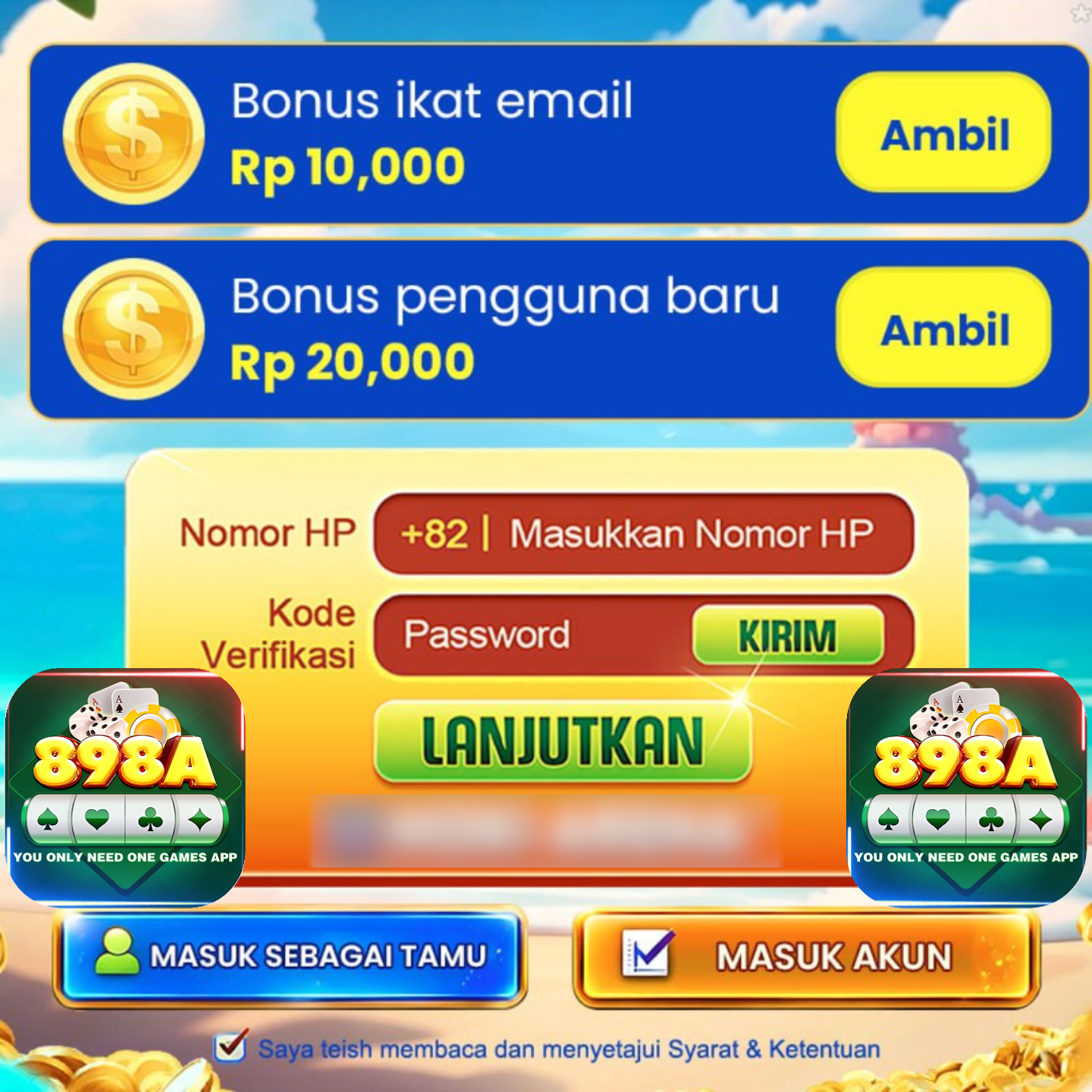 898A - Login 898a Akun App Aman ๐